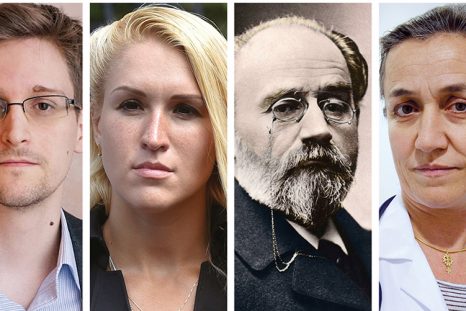 Edward Snowden, Anastasia Vasilieva, Émile Zola, Irène Frachon