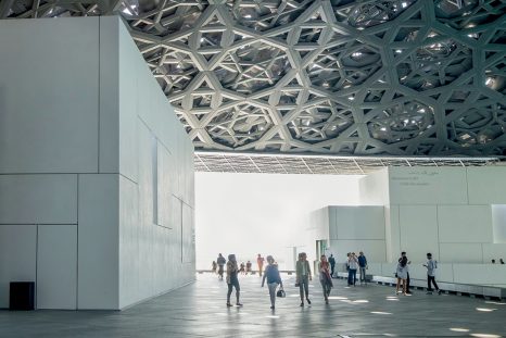 Le toit du Louvre Abu Dhabi de Jean Nouvel.