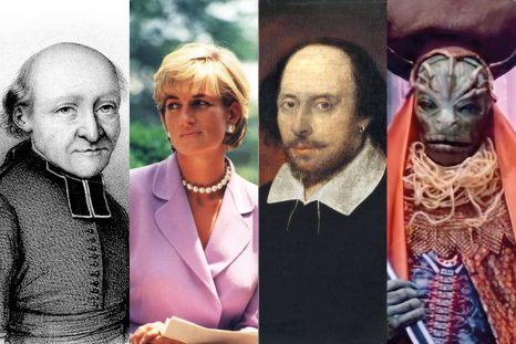 L’abbé Augustin Barruel, Lady Di, William Shakespeare et un reptilien (DR / John Matthew Smith)