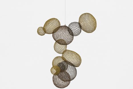 Sans titre (S.089, Hanging Asymmetrical Twelve Interlocking Bubbles), 1957.